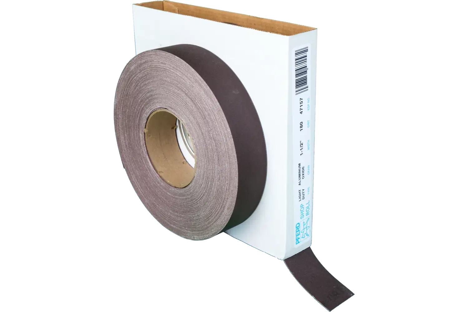 Picture of Pferd Shop Roll, Flexible Light Duty, 1-1/2" x 50 yards, 180 Grit, Aluminum oxide
